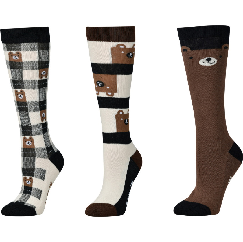 2025 Dublin Junior Kids 3 Pack Socken 1023146 - Peekaboo Bear